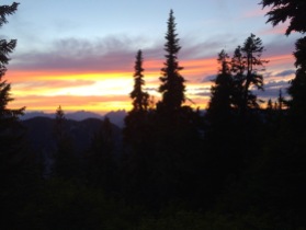 Sunset from Campsite