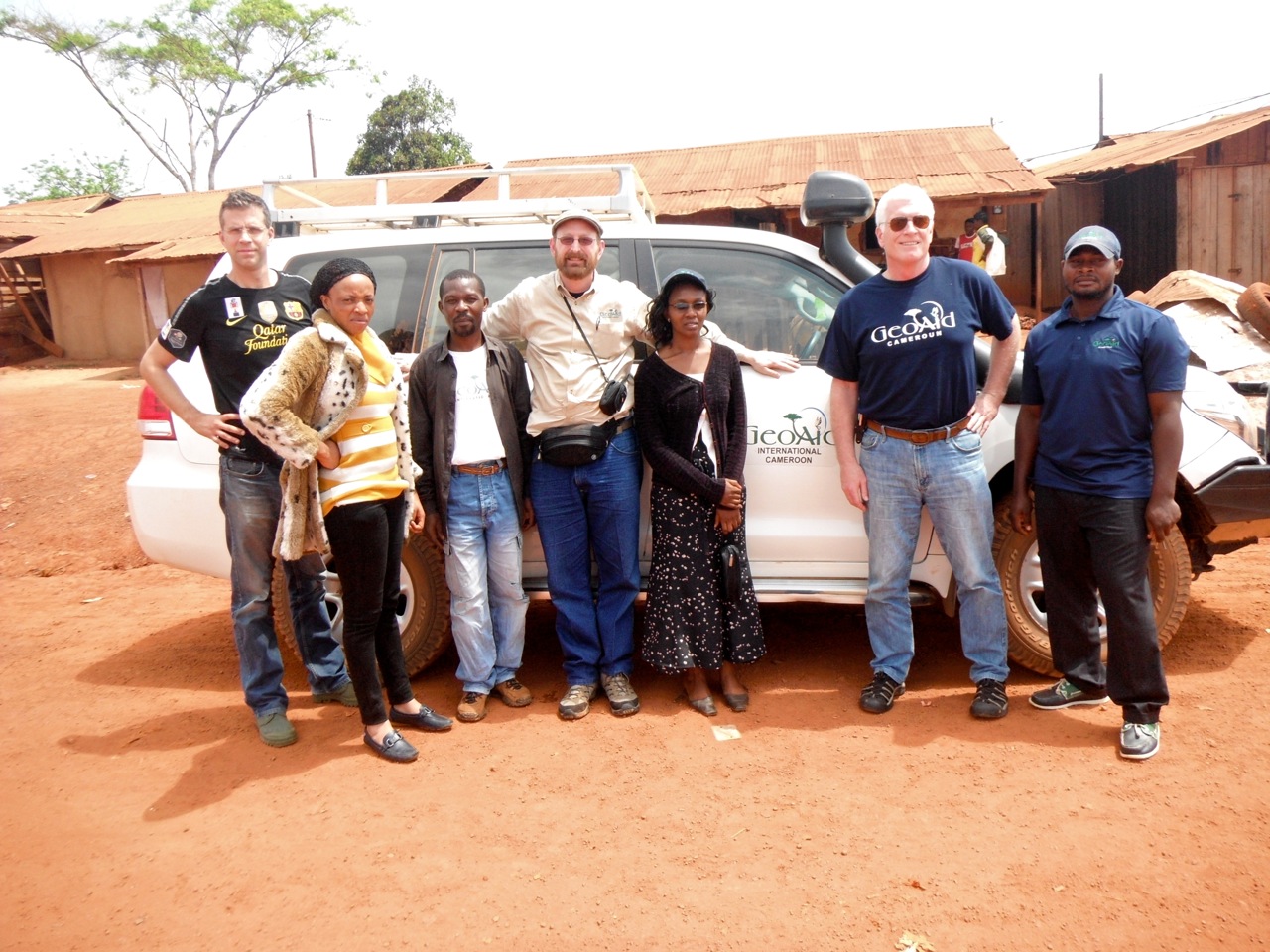 GeoAid Team in Lomie Cameroon